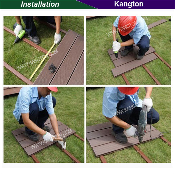 Waterproof Material Garden WPC Decking (WPC decking)