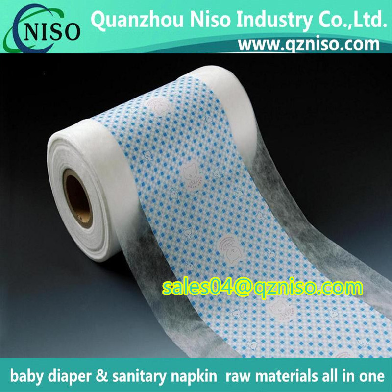 High Quality Cloth Like Film Custom Print Back Sheet of Baby Diaper, Raw Material for Diaper