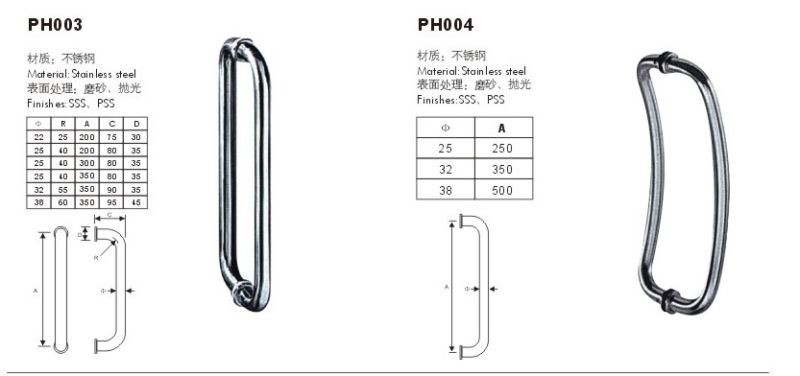 Stainless Steel Pull Handle for Turniture with Good Quality