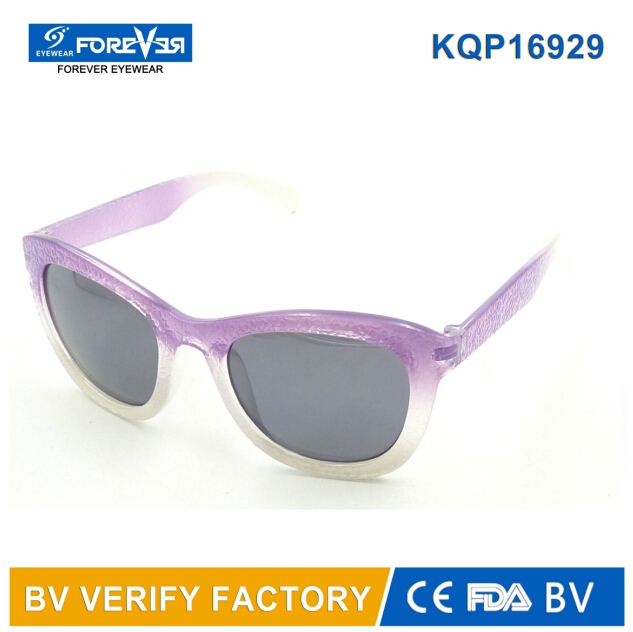 Kqp16929 Plastic Frame Kids Sunglasses Meet Ce UV400