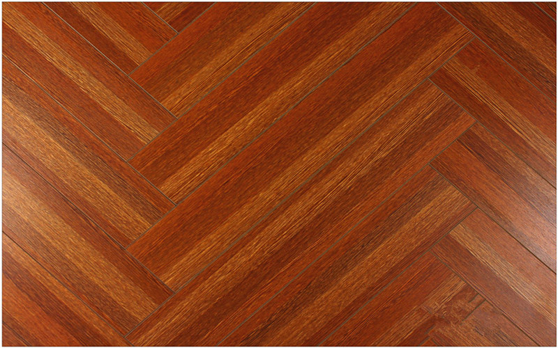 AC4 Crystal Cherry Laminated Flooring Building Material