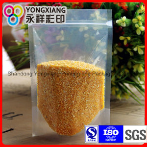 Dry Corn Stand up Ziplock Packaging Bag