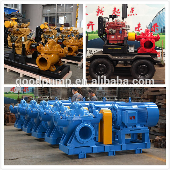 Double Suction Centrifugal Pump Mounted Trailer with Diesel Engine