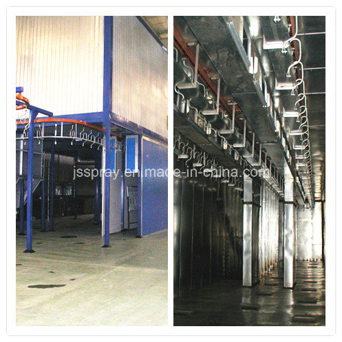 Industrial Powder Coating System with Curing Oven