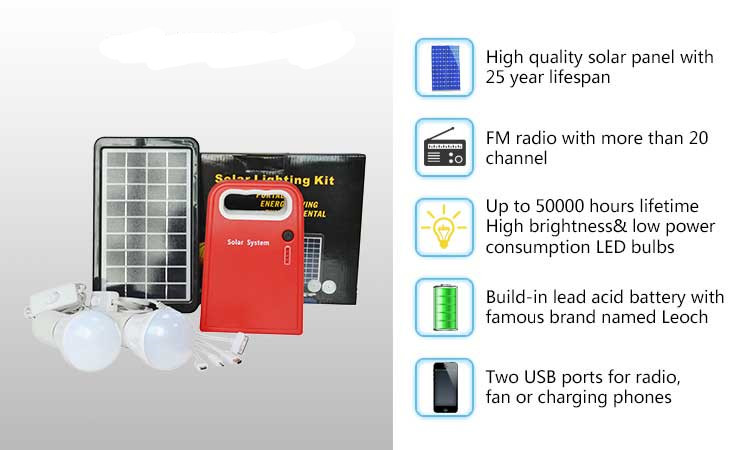 Portable Solar Lighting Kits for Home Using