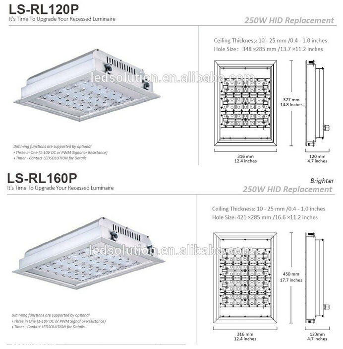 LED Products 120W Square LED Recessed Downlight with Manufacturer Price