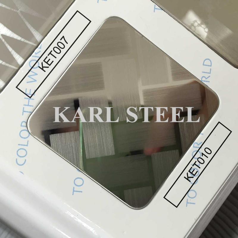 High Quality 304 Stainless Steel Color Ket007 Etched Sheet