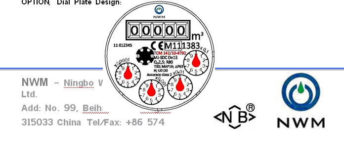 Multi Jet Iron Cold Water Water Meter (MULTI-G1-8+1)