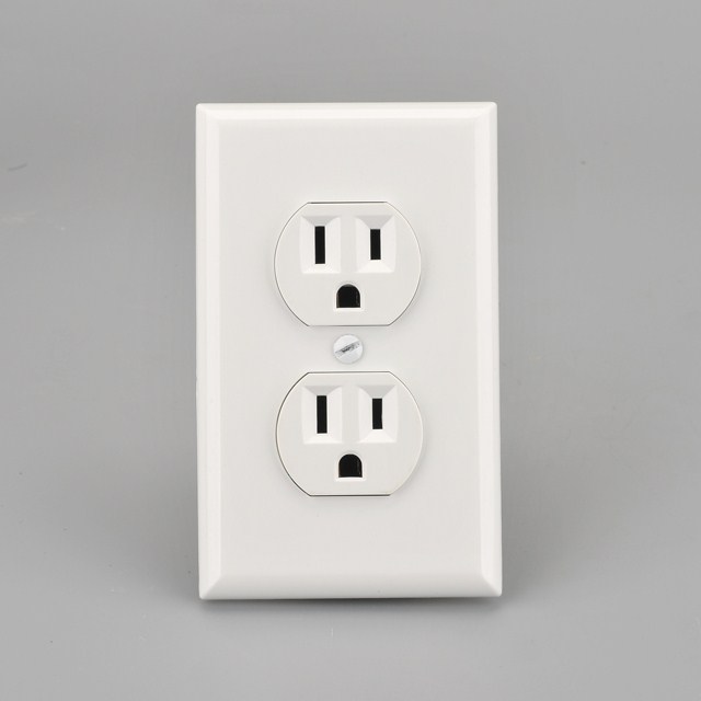 15A 20A 125V American Type GFCI with Wall Outlet Sockets