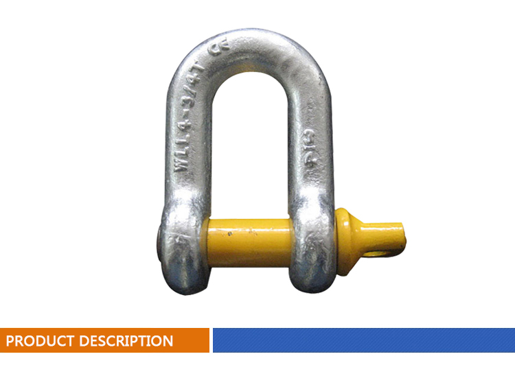 Us Type G210 Screw Pin D Shackle