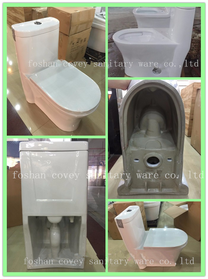 Water Saving Siphonic Ceramic Closet S-Trap300mm/400mm with Cupc (A-JX832)