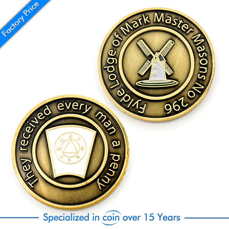 High Quality Customized Die Casting 3D Both Side Challenge Coin From China