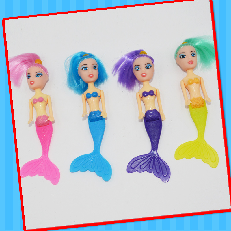 Plastic Sea Mermaid Girl Toy with Candy