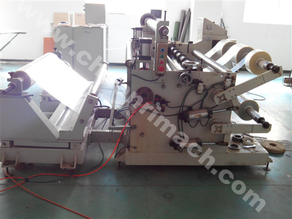 Round Knife Straight Blades Jumbo Roll Laminating Slitting Machine