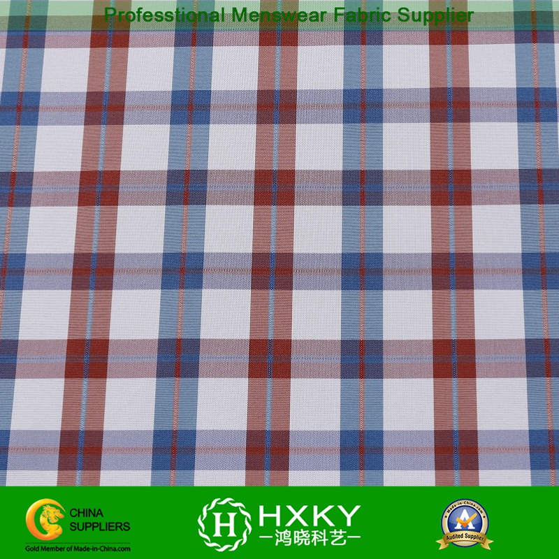 Polyester Yarn Dyed Fabric with Double Layer for Jacket or Shirt