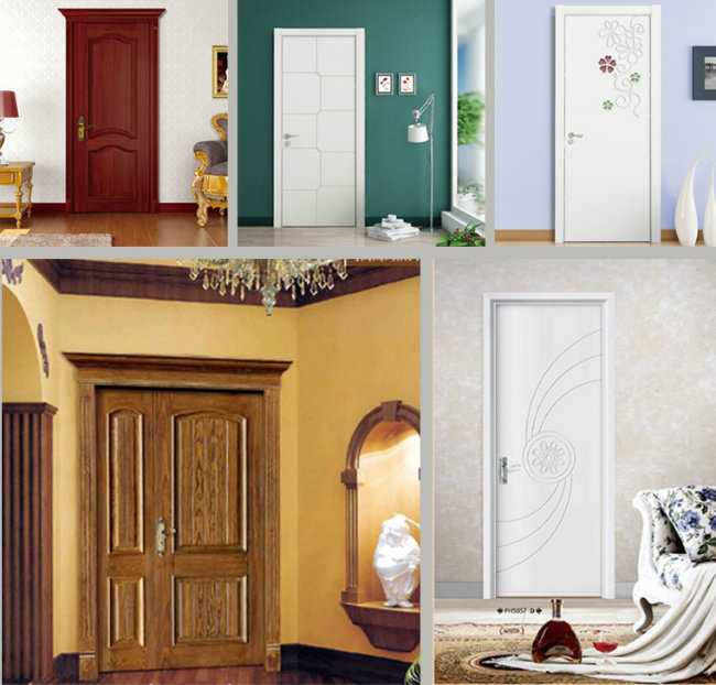 PVC/UPVC Door Laminated/Rosewood Door Factory Supply (WDP5050)