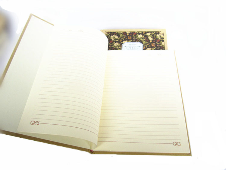 High Quality Flower A4 Hardcover Notebook (NP(A4)-Y-100P-04)