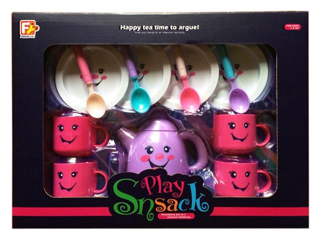 Cute Design Kitchen Play Set of Teatime for Children