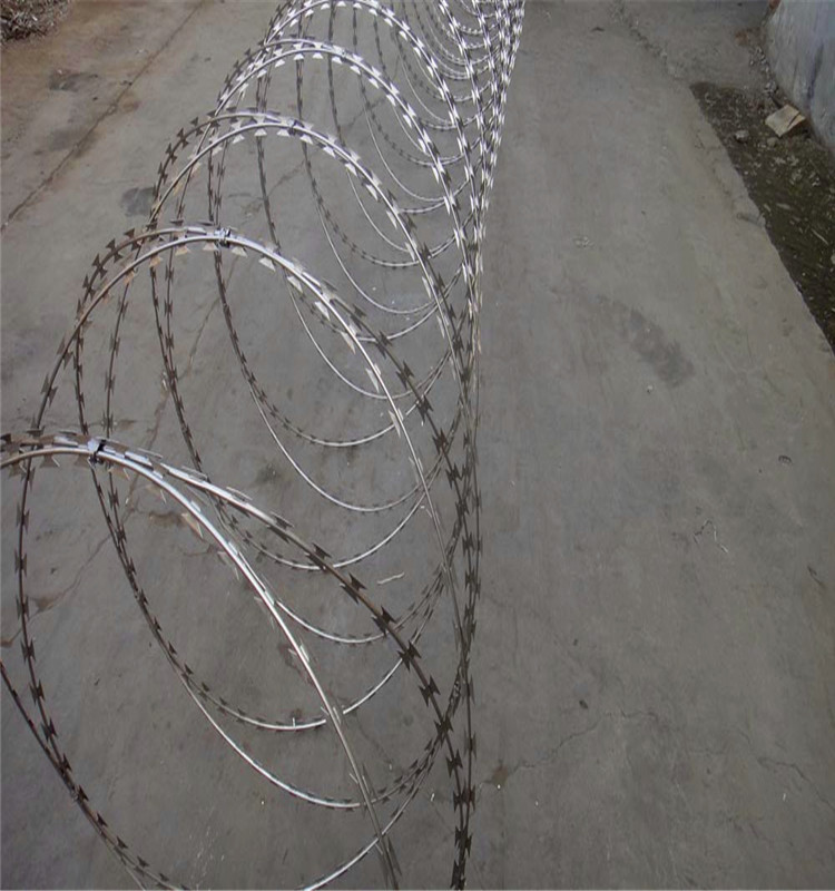 Crossed Razor Wire Mesh /Spiral Razor Wire Mesh Fence