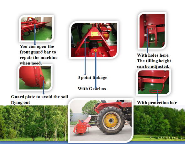 (Side chain drive) Middle Type Rotary Tillers (RTM140)