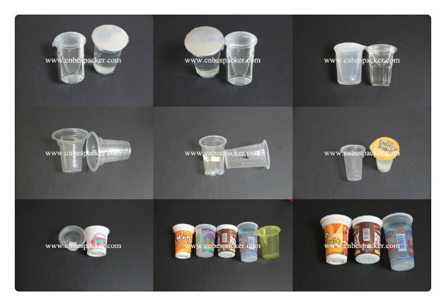 Green Tea Digital Control Liquid Plastic Cup Sealling Machine