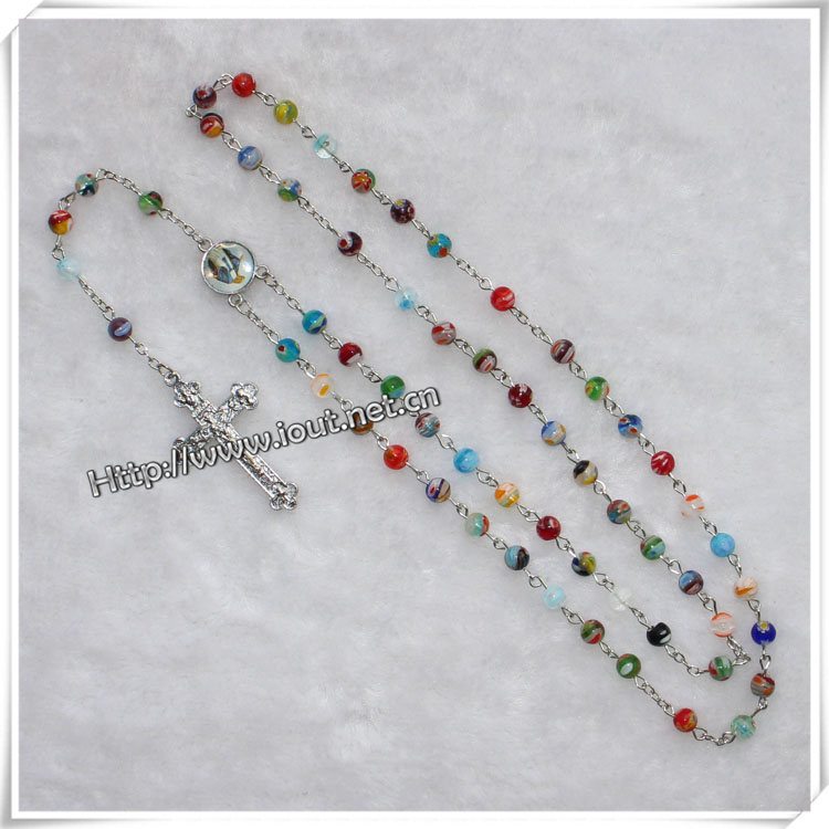 Plastic Beads Rosary, Plastic Rosary, Beads Rosary, Religious Beads (IO-cr228)