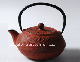 Green Cast Iron Teapot 0.6L