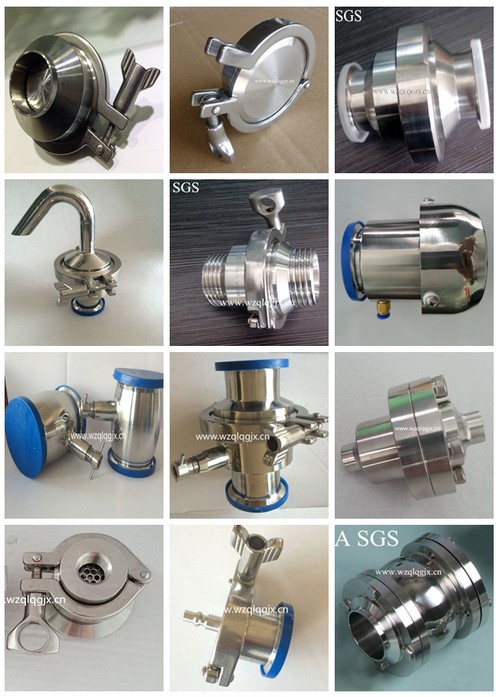 Clamped Stainless Steel Sanitary Ball Check Valves