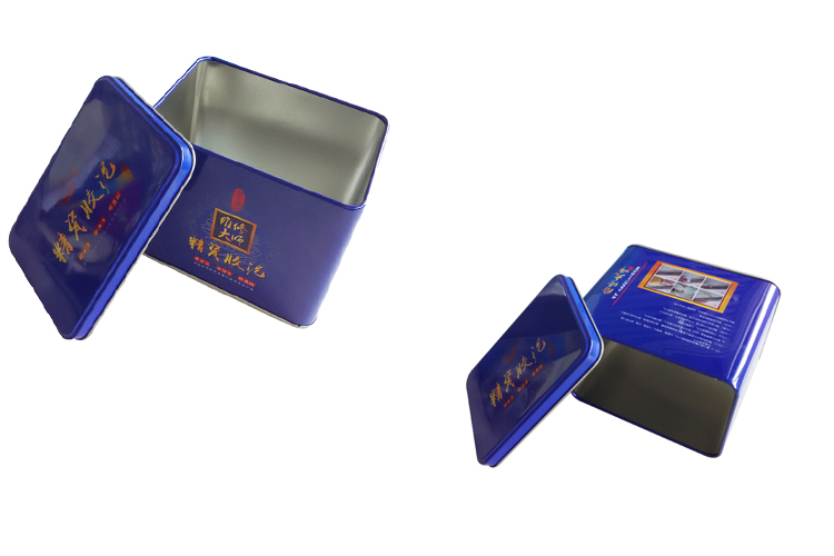 Custom Logo Metal Packaging Box with Tin Material Wholesale