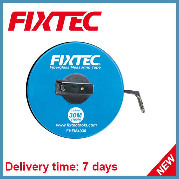 Fixtec Long Round ABS Plastics 30m Fiberglass Measuring Tape