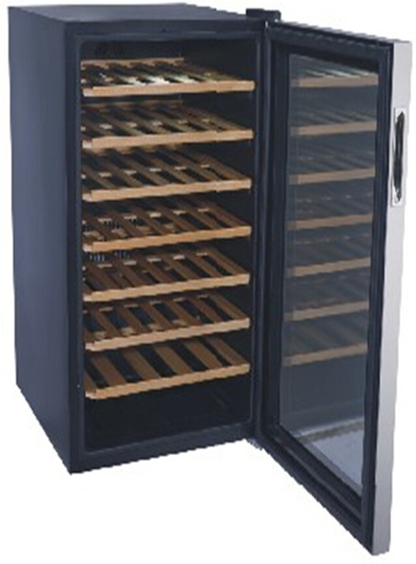45 Bottles Compressor Wine Cooler with Wire Shelf/Wooden Shelf