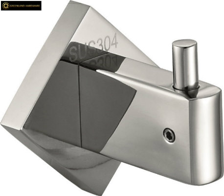 Bathroom Fitting Robe Hook with Polished Chrome for Hotel