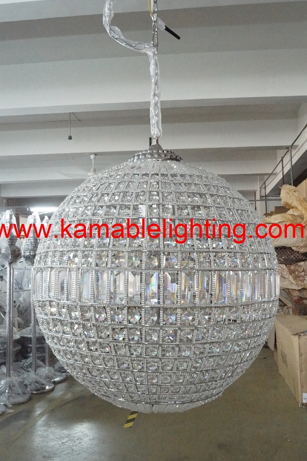 Hotel Project Crystal Ball Chandeliers (UR183)