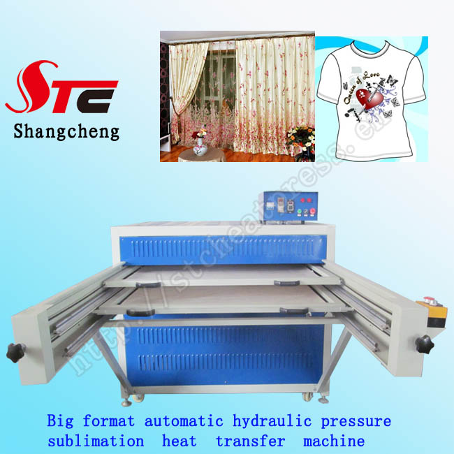 Hydraulic Pressure Sublimation Heat Transfer Machine110*160cm Automatic Oil Hydraulic Pressure T Shirt Heat Printing Machine Stc-Z01