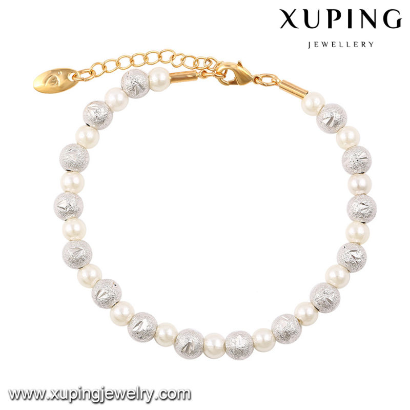 74379 Fashion Elegent Charm Multicolor Imitation Pearls Beads Jewelry Bracelet