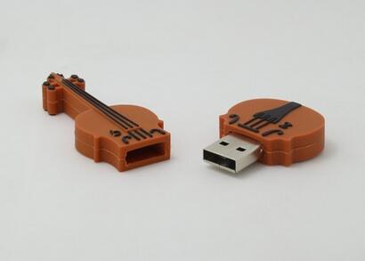 Music Mini Guitar Shaped USB Flash Drive Promotional Gift Flash Memory Stick