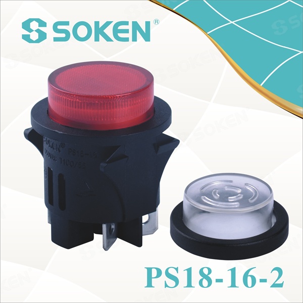 Waterproof Round Light Push Button Switch