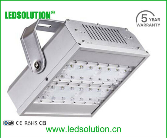 80W LED High Power Floodlight Tunnel Light with 5 Years Warranty