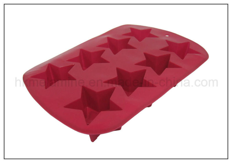 8 Cells Star Shaped Silicone Cake Mold (RS26)