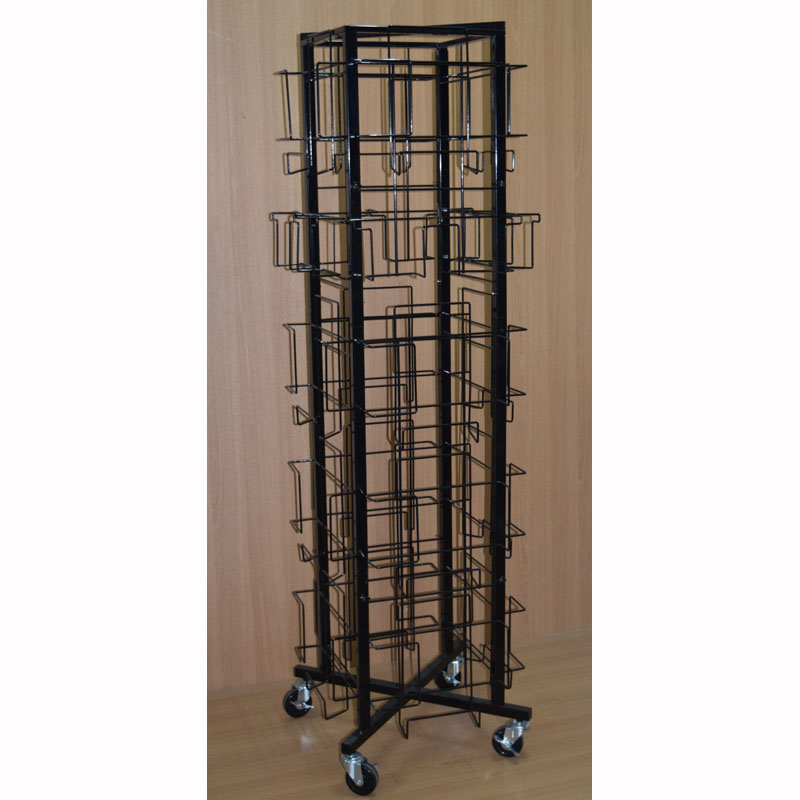 American Style 24 Pocket Rolling Frames Display Rack (PHY2047)