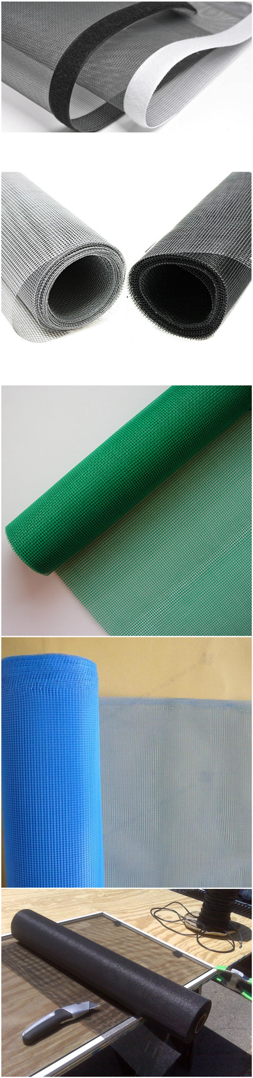 China Exporting 18X16 Mesh Fiberglass Screen Cloth (ZDFSC)