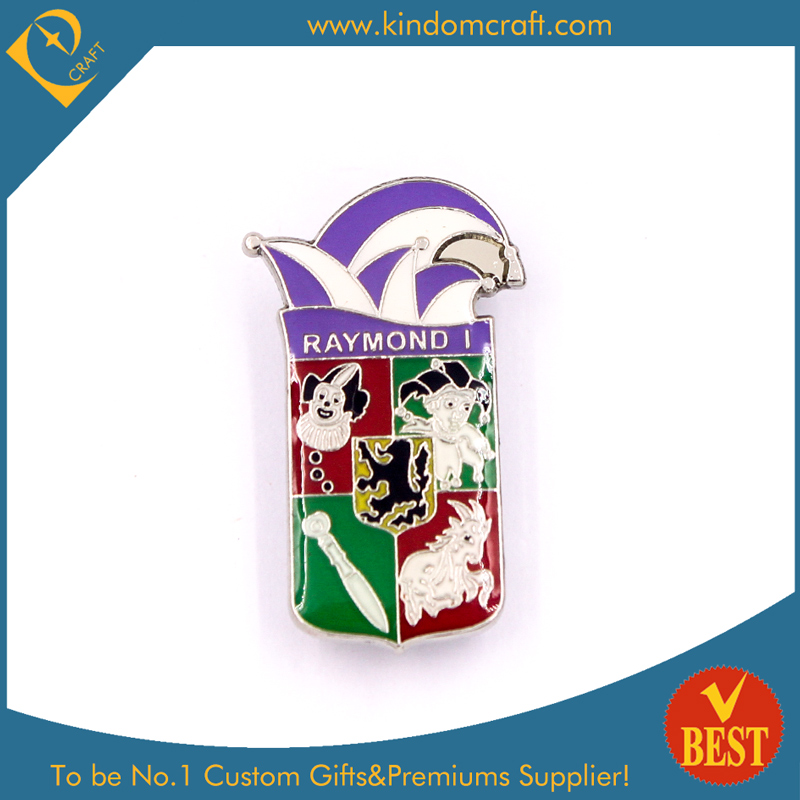 Hot Sale Brand Custom Design Baking Finish Metal Souvenir Pin Badge From China