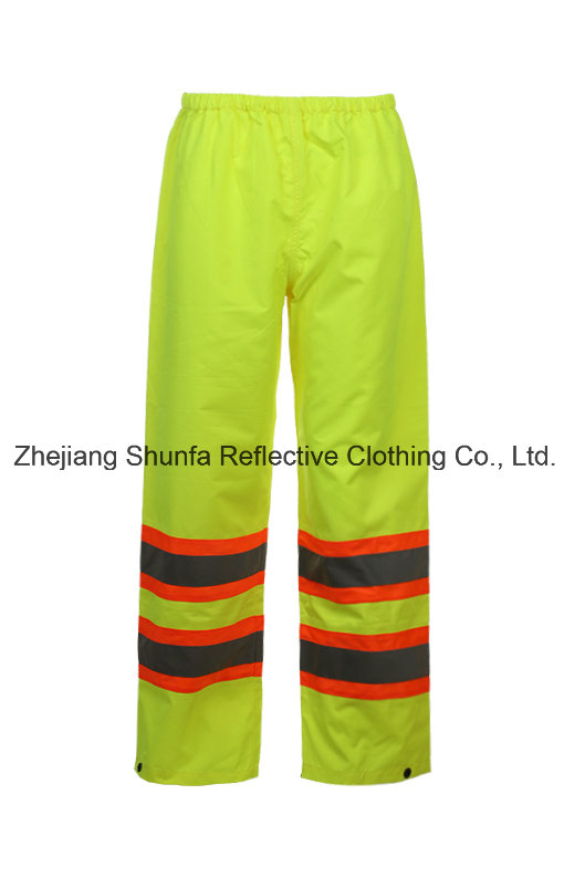 Hi-Vis Safety Product Work Reflective Waterproof Rain Pants