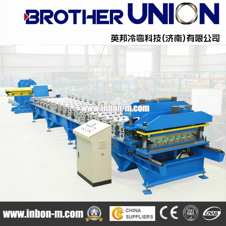 Steel Roof Tile Roll Forming Machine