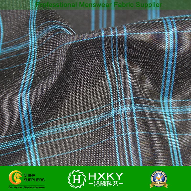 100% Polyester Yarn Dyed Ripstop Pattern Fabric for Padded Jacket