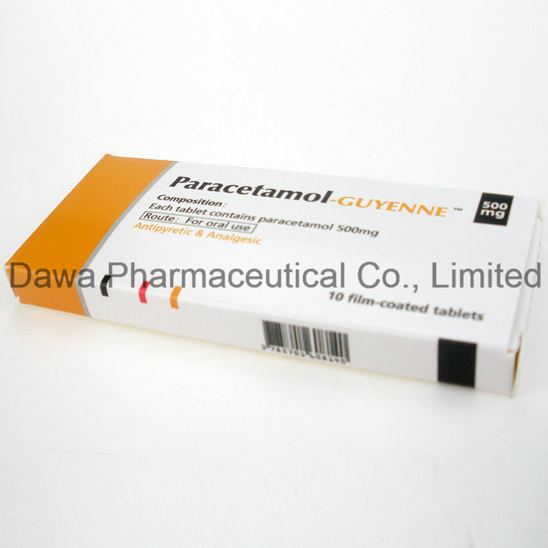 Good Effect Antipyretic & Analgesic with Factory Price Paracetamol Tablets