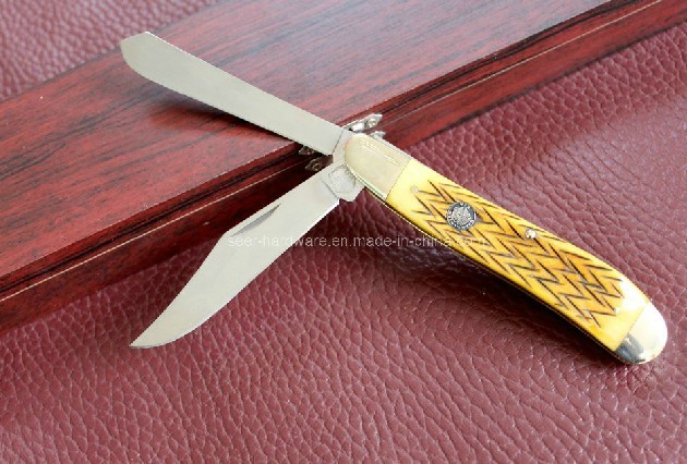 Resin Handle Double Blades Knife (SE-0486)