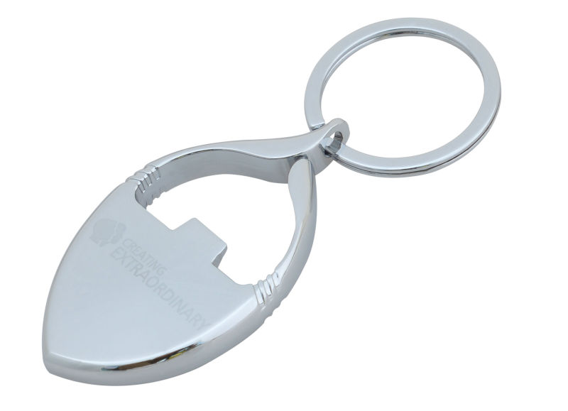 Hollow Keychain, Custom Blank Silver Plated Keyring (GZHY-KA-023)