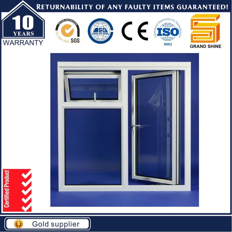 Nh52 Thermal Break Aluminum Casement Window with SGS