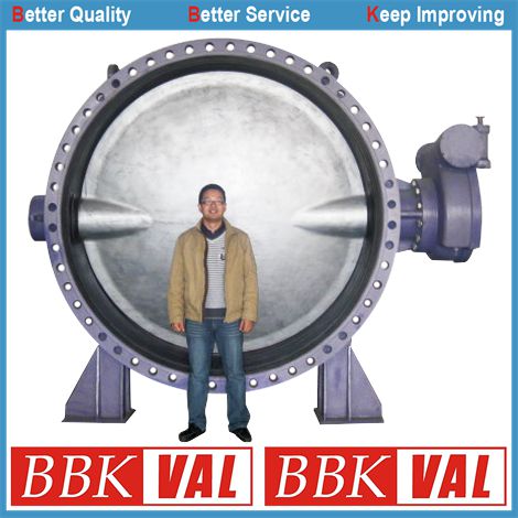 Double Flange Butterfly Valve with Vulcanized Seat Seat Vulcanization